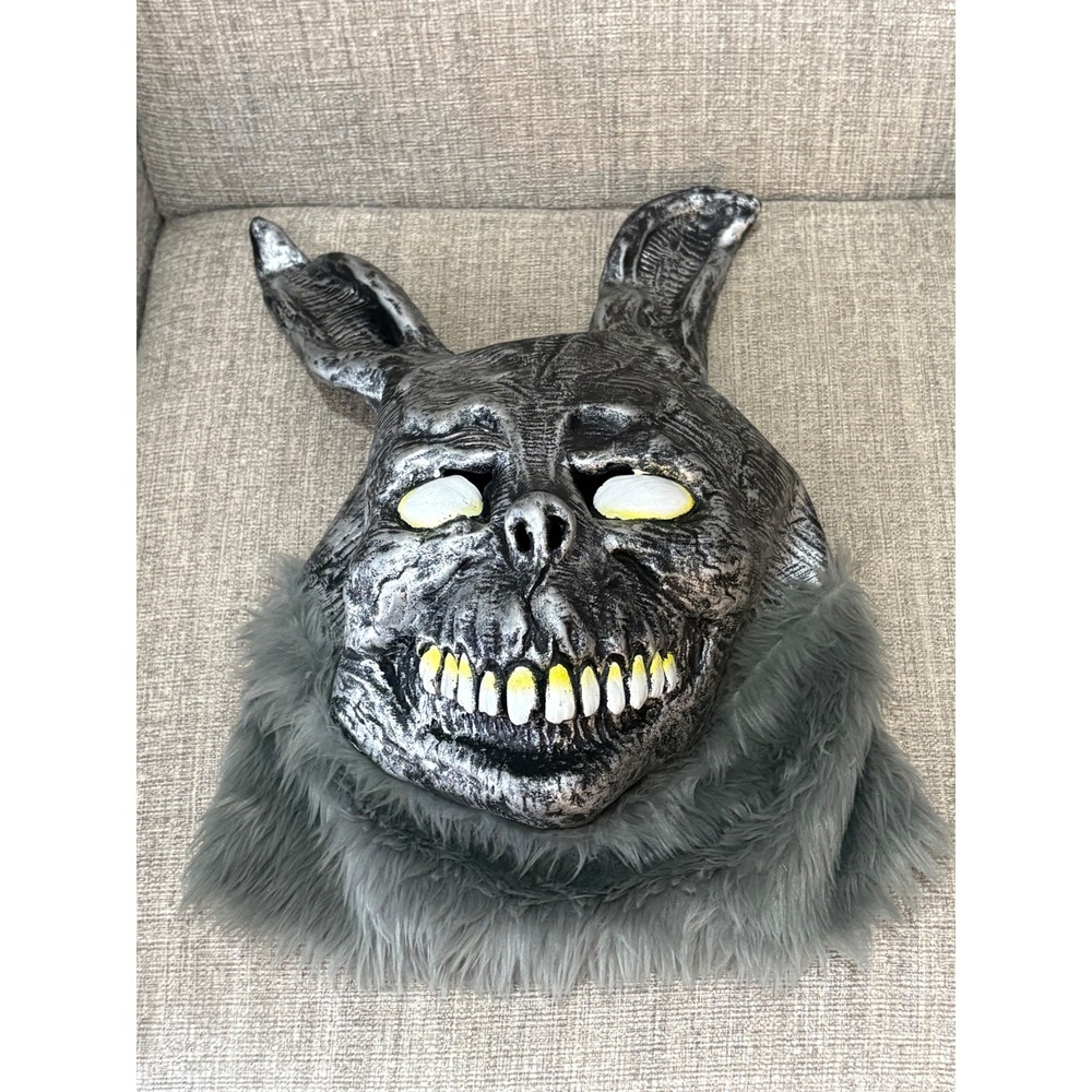 Donnie Darko Frank the Rabbit Halloween Mask Gray Fur Horror Costume